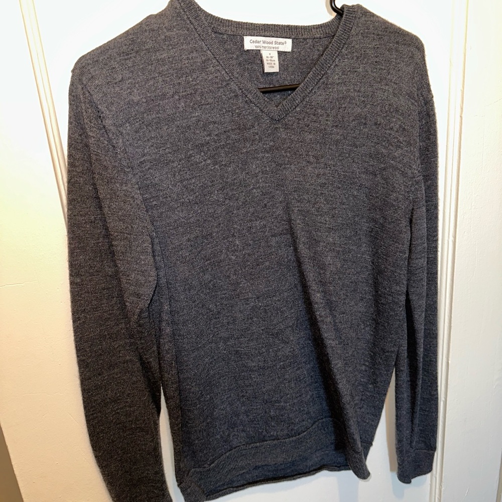Young Mens Gray Sweater